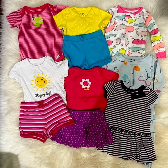 9-12 Months Baby Girl Clothing Bundle - Picture 2 of 12